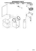 ACCESSORY Diagram and Parts List for GX900QPLB0  Whirlpool Trash Compactor
