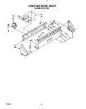CONTROL PANEL Diagram and Parts List for CA2751XWW1  Whirlpool Washer