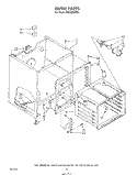 OVEN Diagram and Parts List for RE960PXPW1  Whirlpool Range