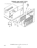 SECTION Diagram and Parts List for ACW094XM0  Whirlpool Air Conditioner