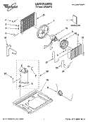 UNIT PARTS Diagram and Parts List for ACM082PS5  Whirlpool Air Conditioner
