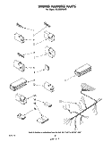 WIRING HARNESS Diagram and Parts List for DU1098XLW1  Whirlpool Dishwasher