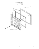 SECTION Diagram and Parts List for RH1200RXW00  Roper Freezer
