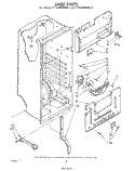 LINER , LIT/OPTIONAL Diagram and Parts List for ET14JMXMWR1  Whirlpool Refrigerator