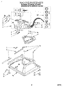 MACHINE BASE Diagram and Parts List for LST7233AZ1  Whirlpool Washer