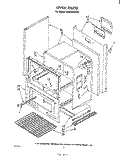 OVEN , LITERATURE Diagram and Parts List for SE950PSPW0  Whirlpool Range