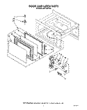 DOOR AND LATCH Diagram and Parts List for MB7120XYB0  Whirlpool Microwave