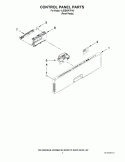 Part Location Diagram of WPW10500087 Whirlpool Control Panel