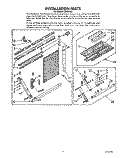 INSTALLATION PARTS Diagram and Parts List for CA25WQ4  Whirlpool Air Conditioner
