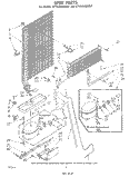 UNIT Diagram and Parts List for ET18JKXMWR7  Whirlpool Refrigerator