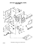AIR FLOW AND CONTROL Diagram and Parts List for CA5WM4  Crosley Air Conditioner