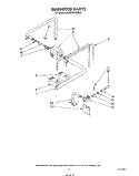 MANIFOLD Diagram and Parts List for KGBS145SBL0  KitchenAid Wall Oven