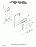 Part Location Diagram of WPW10356019 Whirlpool Refrigerator Drip Tray Gray
