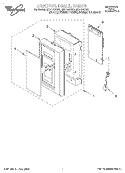 CONTROL PANEL Diagram and Parts List for MH7130XEB0  Whirlpool Microwave