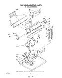 TOP AND CONSOLE , LITERATURE AND OP Diagram and Parts List for LE5650XMW0  Whirlpool Dryer