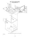 TOP AND CABINET , LITERATURE AND OPTIONAL Diagram and Parts List for KAWE560WWH0  Whirlpool Washer