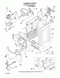 Part Location Diagram of W10244141 Whirlpool PANEL
