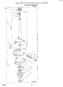 BRAKE AND DRIVE TUBE Diagram and Parts List for 6CAP2782EW0  Whirlpool Washer