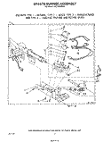 694670 BURNER Diagram and Parts List for LG5796XMW0  Whirlpool Dryer