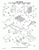 UNIT PARTS Diagram and Parts List for ED5LVAXWB02  Whirlpool Refrigerator