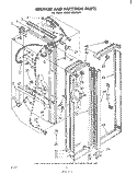 BREAKER AND PARTITION Diagram and Parts List for EHD261MMWR1  Whirlpool Refrigerator