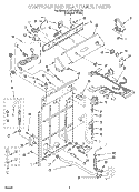 Part Location Diagram of 3349366 Whirlpool HOSE