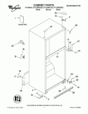 CABINET PARTS Diagram and Parts List for ET1CHMXKQ03  Whirlpool Refrigerator