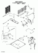UNIT PARTS Diagram and Parts List for ET1PHKXPT08  Whirlpool Refrigerator