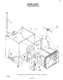 OVEN Diagram and Parts List for RM955PXLW1  Whirlpool Microwave Oven Combo