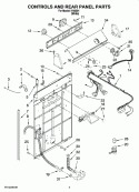 Part Location Diagram of WPW10199989 Whirlpool Washer Control Timer