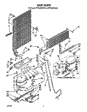 UNIT Diagram and Parts List for ET16JMYSM03  Whirlpool Refrigerator
