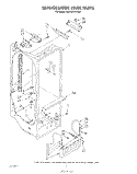 REFRIGERATOR LINER Diagram and Parts List for RS25AWXVW00  Roper Refrigerator