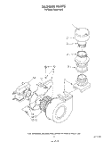 BLOWER Diagram and Parts List for KUDI21SS2  KitchenAid Dishwasher