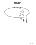 HEATER Diagram and Parts List for KUDP220T5  KitchenAid Dishwasher