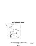 MISCELLANEOUS Diagram and Parts List for LA6150XSW1  Whirlpool Washer