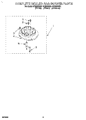 COMPLETE SEALED GAS BURNER Diagram and Parts List for SC8630EBB1  Whirlpool Cooktop