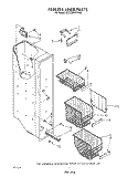 FREEZER LINER Diagram and Parts List for 6ED22DWXTN00  Whirlpool Refrigerator