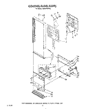 CONTROL PANEL Diagram and Parts List for SM988PEPW2  Whirlpool Range