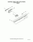Part Location Diagram of WPW10481144 Whirlpool Control Panel