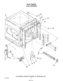 TUB , LITERATURE AND OPTIONAL Diagram and Parts List for DP3000XRN1  Whirlpool Dishwasher