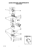 SECTION Diagram and Parts List for KCBC250X  KitchenAid Food Waste Disposer