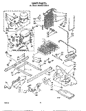 UNIT Diagram and Parts List for ED22MK1LWR1  Whirlpool Refrigerator