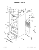 Part Location Diagram of W10524420 Whirlpool TECH SHEET