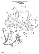 CONTROL PANEL, LIT/OPTIONAL Diagram and Parts List for KUDD23HY2  KitchenAid Dishwasher
