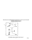 MISCELLANEOUS Diagram and Parts List for KAWE660WWH1  KitchenAid Washer
