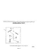 MISCELLANEOUS Diagram and Parts List for LA5460XSW0  Whirlpool Washer