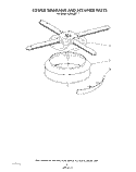 LOWER WASHARM AND STRAINER Diagram and Parts List for KUDA220T1  KitchenAid Dishwasher