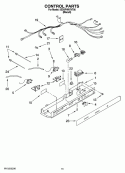 CONTROL PARTS Diagram and Parts List for 5ED5FHKXVT00  Whirlpool Refrigerator