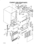 Part Location Diagram of 2165461 Whirlpool DECAL