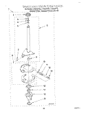 BRAKE AND DRIVE TUBE Diagram and Parts List for LTG5243DT2  Whirlpool Washer Dryer Combo